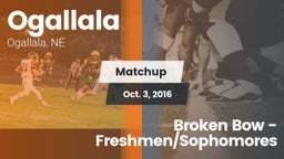 Matchup: Ogallala  vs. Broken Bow - Freshmen/Sophomores 2016