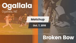Matchup: Ogallala  vs. Broken Bow  2016
