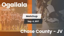 Matchup: Ogallala  vs. Chase County -  JV 2017