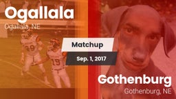 Matchup: Ogallala  vs. Gothenburg  2017