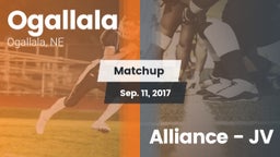 Matchup: Ogallala  vs. Alliance -  JV 2017