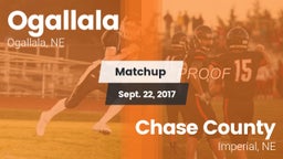 Matchup: Ogallala  vs. Chase County  2017