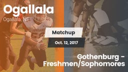 Matchup: Ogallala  vs. Gothenburg -  Freshmen/Sophomores 2017