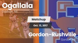 Matchup: Ogallala  vs. Gordon-Rushville  2017