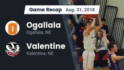 Recap: Ogallala  vs. Valentine  2018