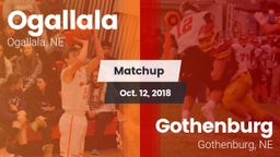 Matchup: Ogallala  vs. Gothenburg  2018