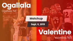 Matchup: Ogallala  vs. Valentine  2019