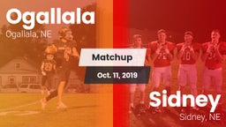 Matchup: Ogallala  vs. Sidney  2019