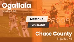 Matchup: Ogallala  vs. Chase County  2019