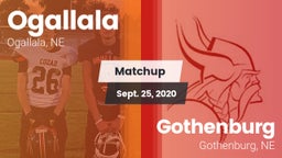 Matchup: Ogallala  vs. Gothenburg  2020