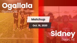 Matchup: Ogallala  vs. Sidney  2020