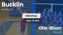 Matchup: Bucklin vs. Otis-Bison  2019