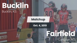 Matchup: Bucklin vs. Fairfield  2019