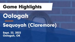 Oologah  vs Sequoyah (Claremore)  Game Highlights - Sept. 22, 2022