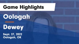 Oologah  vs Dewey  Game Highlights - Sept. 27, 2022