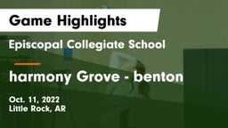 Episcopal Collegiate School vs harmony Grove - benton Game Highlights - Oct. 11, 2022