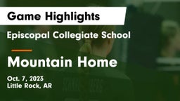 Episcopal Collegiate School vs Mountain Home Game Highlights - Oct. 7, 2023