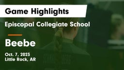 Episcopal Collegiate School vs Beebe Game Highlights - Oct. 7, 2023