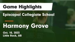 Episcopal Collegiate School vs Harmony Grove Game Highlights - Oct. 10, 2023
