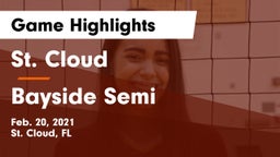 St. Cloud  vs Bayside Semi Game Highlights - Feb. 20, 2021