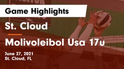 St. Cloud  vs Molivoleibol Usa 17u Game Highlights - June 27, 2021