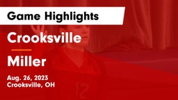 Crooksville  vs Miller Game Highlights - Aug. 26, 2023