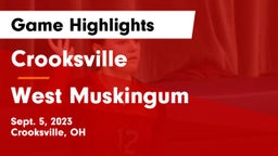 Crooksville  vs West Muskingum  Game Highlights - Sept. 5, 2023
