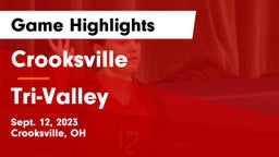 Crooksville  vs Tri-Valley  Game Highlights - Sept. 12, 2023