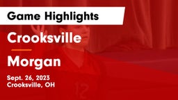 Crooksville  vs Morgan  Game Highlights - Sept. 26, 2023