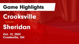Crooksville  vs Sheridan  Game Highlights - Oct. 12, 2023