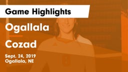 Ogallala  vs Cozad  Game Highlights - Sept. 24, 2019
