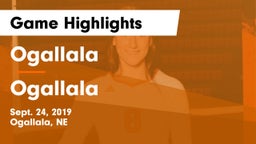 Ogallala  vs Ogallala  Game Highlights - Sept. 24, 2019