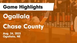 Ogallala  vs Chase County  Game Highlights - Aug. 24, 2023