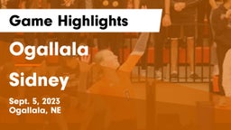 Ogallala  vs Sidney  Game Highlights - Sept. 5, 2023