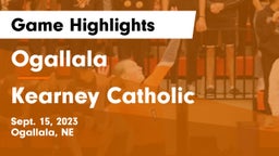 Ogallala  vs Kearney Catholic  Game Highlights - Sept. 15, 2023