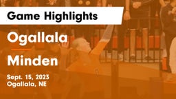 Ogallala  vs Minden  Game Highlights - Sept. 15, 2023