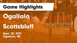 Ogallala  vs Scottsbluff  Game Highlights - Sept. 30, 2023