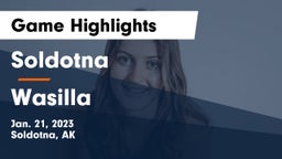 Soldotna  vs Wasilla  Game Highlights - Jan. 21, 2023