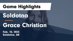 Soldotna  vs Grace Christian  Game Highlights - Feb. 10, 2023