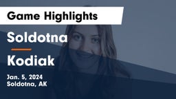 Soldotna  vs Kodiak  Game Highlights - Jan. 5, 2024