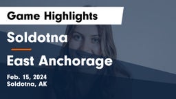 Soldotna  vs East Anchorage Game Highlights - Feb. 15, 2024
