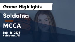 Soldotna  vs MCCA Game Highlights - Feb. 16, 2024