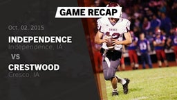 Recap: Independence  vs. Crestwood  2015