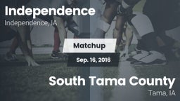Matchup: Independence High vs. South Tama County  2016