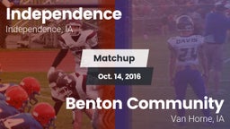Matchup: Independence High vs. Benton Community 2016