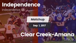 Matchup: Independence High vs. Clear Creek-Amana  2017