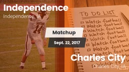 Matchup: Independence High vs. Charles City  2017