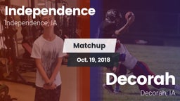 Matchup: Independence High vs. Decorah  2018