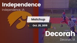 Matchup: Independence High vs. Decorah  2019