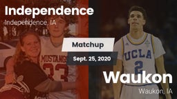 Matchup: Independence High vs. Waukon  2020
